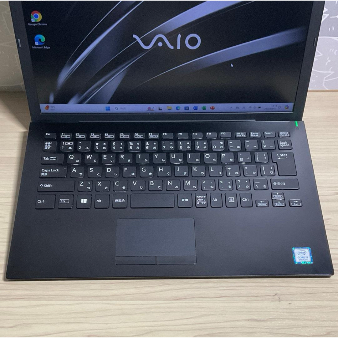 VAIO(バイオ)の美品　VAIO　LTEモデル＞ i5/8GB/SSD1000GB/Office付 スマホ/家電/カメラのPC/タブレット(ノートPC)の商品写真