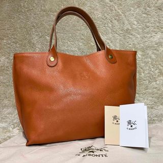 IL BISONTE - 【極美品】 ILBISONTE イルビゾンテ ハンドバッグ レザー 保存袋付き