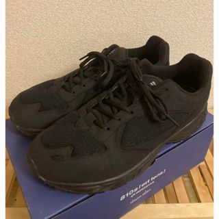 スティーブンアラン(steven alan)の美品　810s steven alan STUDEN ALL black(スニーカー)