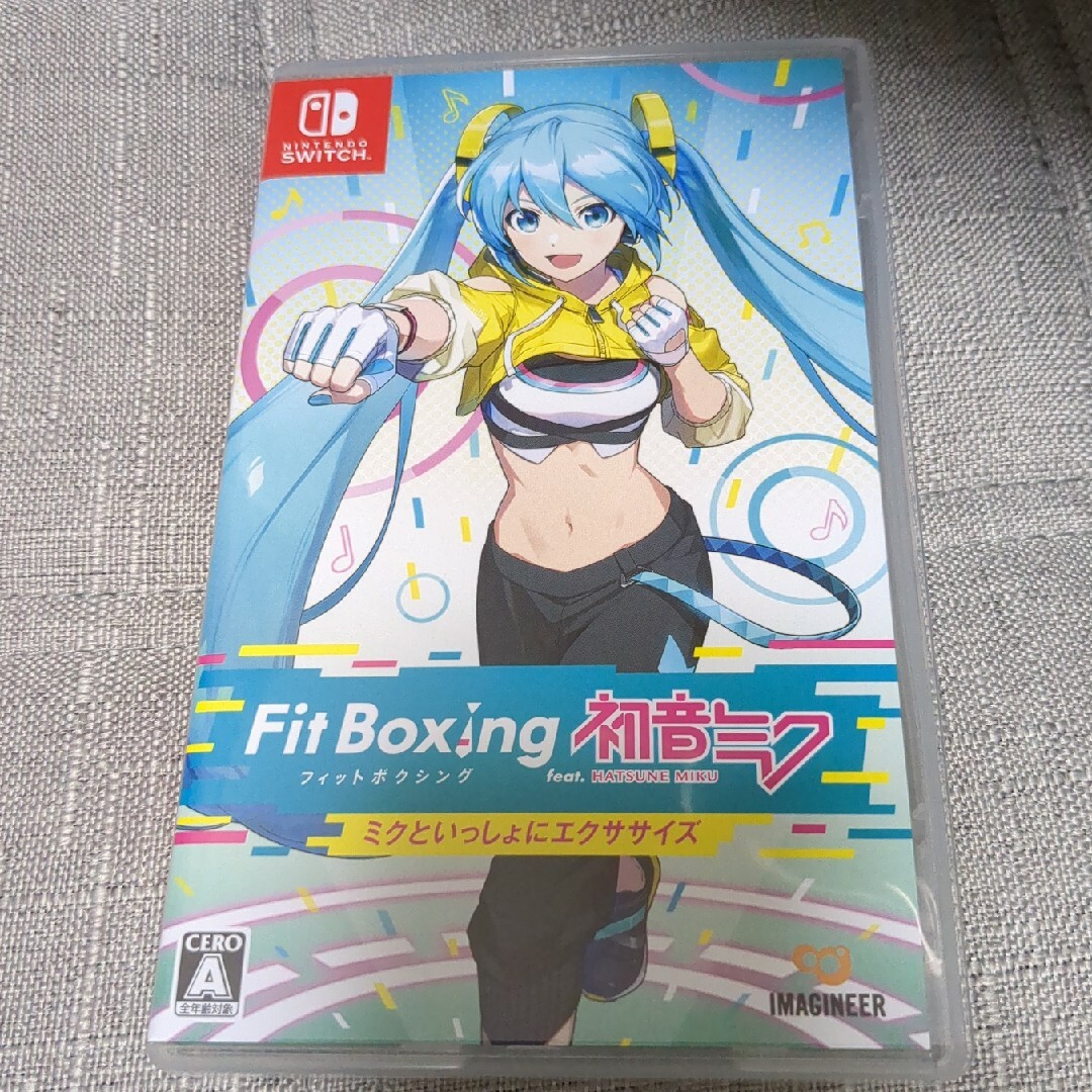 Fit Boxing feat. 初音ミク -ミクといっしょにエクササイズ- エンタメ/ホビーのゲームソフト/ゲーム機本体(家庭用ゲームソフト)の商品写真