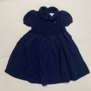 ラルフローレン(Ralph Lauren)のPOLO RALPH LAUREN baby コットンニットワンピース(ワンピース)