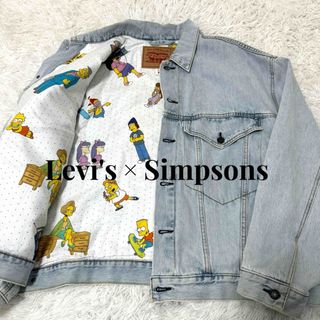 Levi's - 別注　Levi's × Simpsons コラボ　デニムジャケット　大きめ　XL