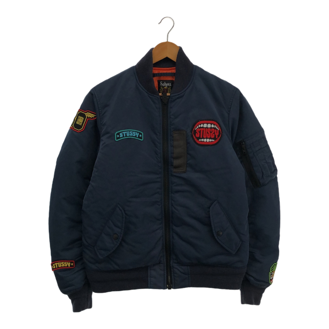 schott - ショット STUSSY GEAR コラボ ダブルネーム MA-1 3132075 M schott - ショット STUSSY GEAR コラボ ダブルネーム MA-1 3132075 M