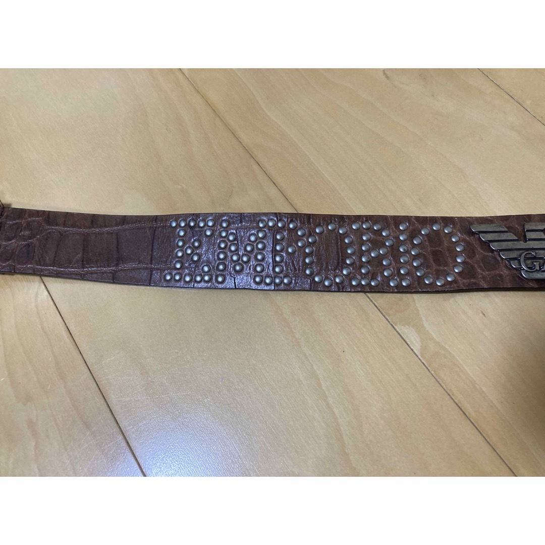EMPORIO ARMANI - エンポリオアルマーニ ベルト 茶色の通販 by EMPORIO ARMANI - エンポリオアルマーニ ベルト 茶色の通販 by