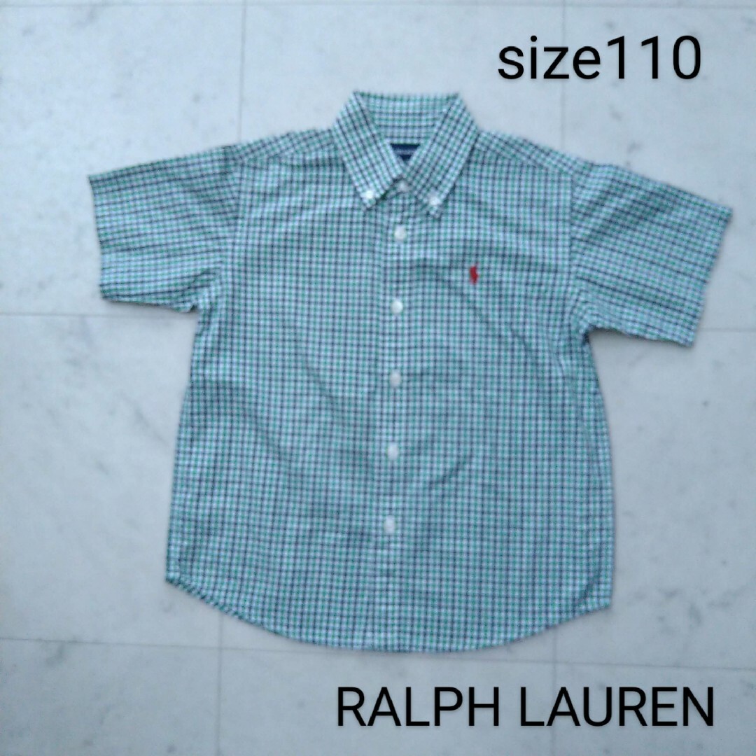 Ralph Lauren(ラルフローレン)のラルフローレン　☆　半袖　シャツ　110 キッズ/ベビー/マタニティのキッズ服男の子用(90cm~)(ブラウス)の商品写真