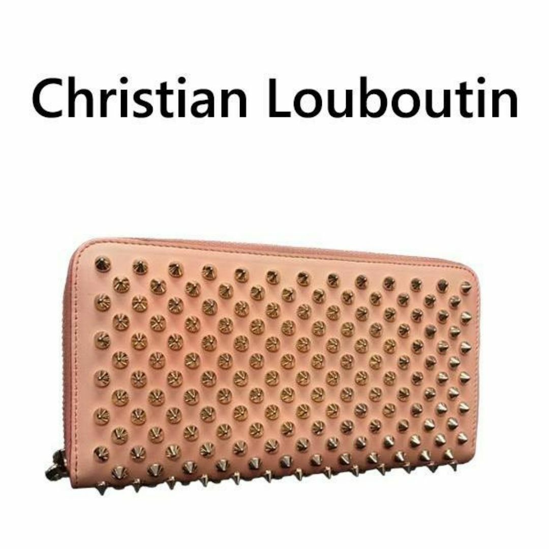 Christian Louboutin(クリスチャンルブタン)のChristian Louboutin ラウンド長財布 ピンク系 3291 レディースのファッション小物(財布)の商品写真