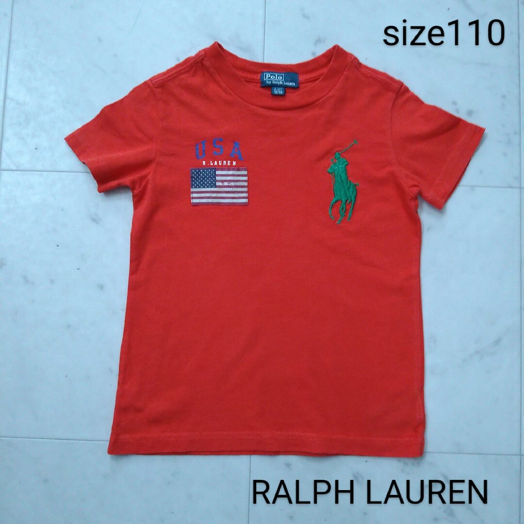 Ralph Lauren(ラルフローレン)のラルフローレン　☆　半袖　Tシャツ　110 キッズ/ベビー/マタニティのキッズ服男の子用(90cm~)(Tシャツ/カットソー)の商品写真