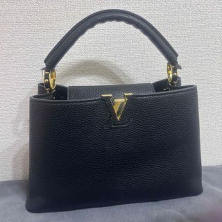 ルイヴィトン(LOUIS VUITTON)のカプシーヌmm ブラック(ハンドバッグ)