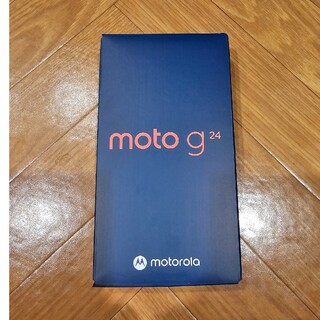 モトローラ(Motorola)のモトローラ moto g24　SIMフリー　アイスグリーン(スマートフォン本体)