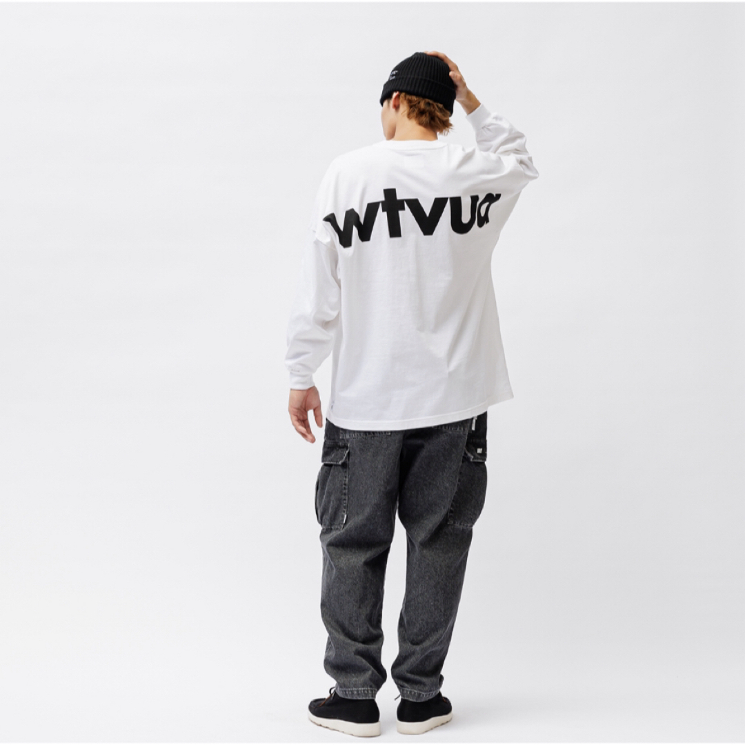 W)taps(ダブルタップス)のWTAPS OBJ 05 / LS / COTTON. FORTLESS 白M メンズのトップス(Tシャツ/カットソー(七分/長袖))の商品写真