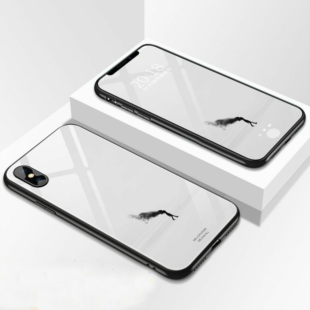 【サイズ:iphonex_色:ホワイト】iPhonex ケース iPhonexs スマホ/家電/カメラのスマホアクセサリー(その他)の商品写真