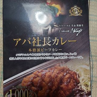 アパ社長カレー1箱(その他)