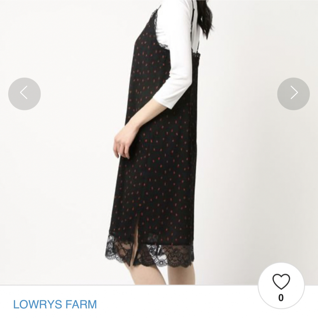 LOWRYS FARM(ローリーズファーム)のキャミワンピース レディースのワンピース(ロングワンピース/マキシワンピース)の商品写真