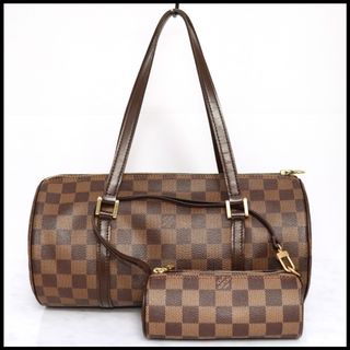 ルイヴィトン(LOUIS VUITTON)のルイヴィトン N51303 ダミエ　パピヨン30　ハンドバッグ　 ミニポーチ付(ハンドバッグ)