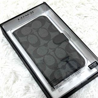 COACH - 【新品未使用】COACH 6.1インチ　iPhoneケース　手帳　シグネチャー