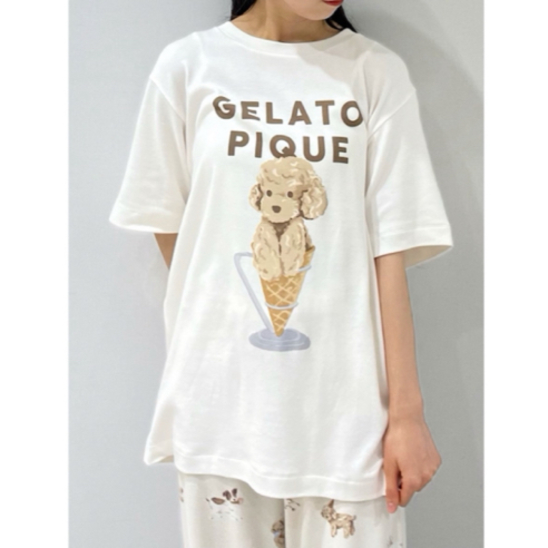 【新品未使用♡タグ付き】ジェラートピケ♡ルームウェア♡半袖上下セット♡トイプー 【新品未使用♡タグ付き】ジェラートピケ♡ルームウェア♡半袖上下セット♡トイプー