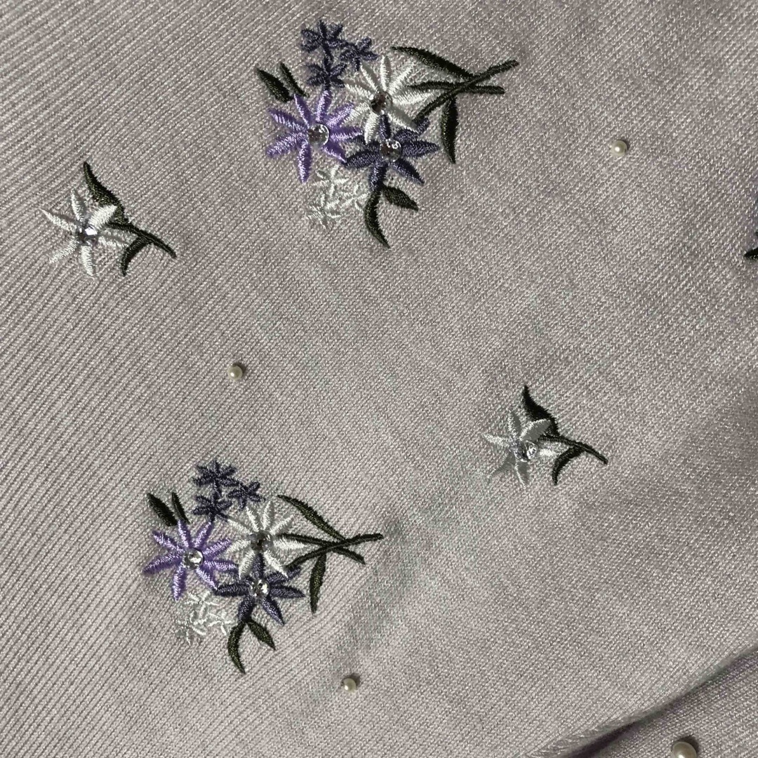 Noela(ノエラ)の刺繍♡パールニット レディースのトップス(ニット/セーター)の商品写真