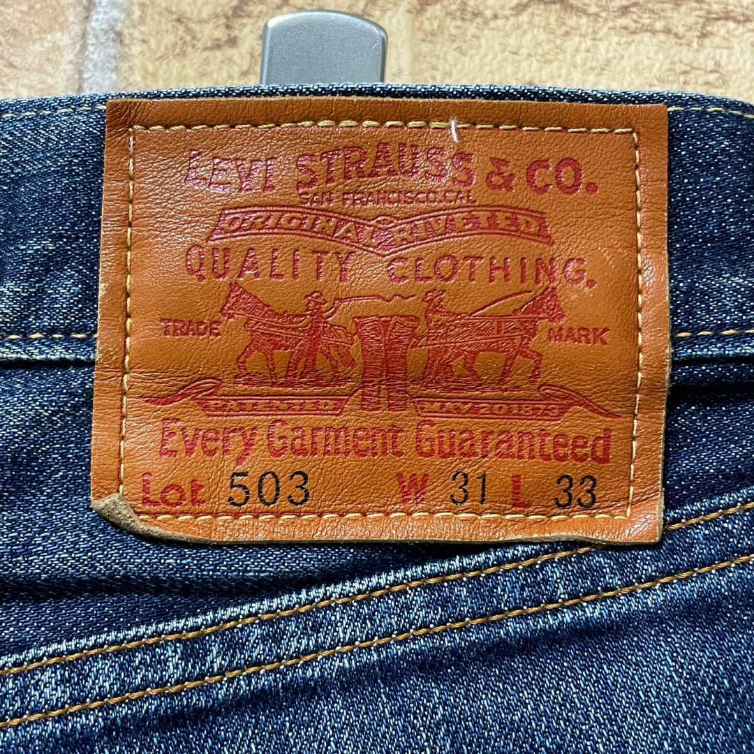 Levi's(リーバイス)のリーバイス　503　デニム　ジーンズ　ジーパン　ジッパーフライ　31/33 メンズのパンツ(デニム/ジーンズ)の商品写真