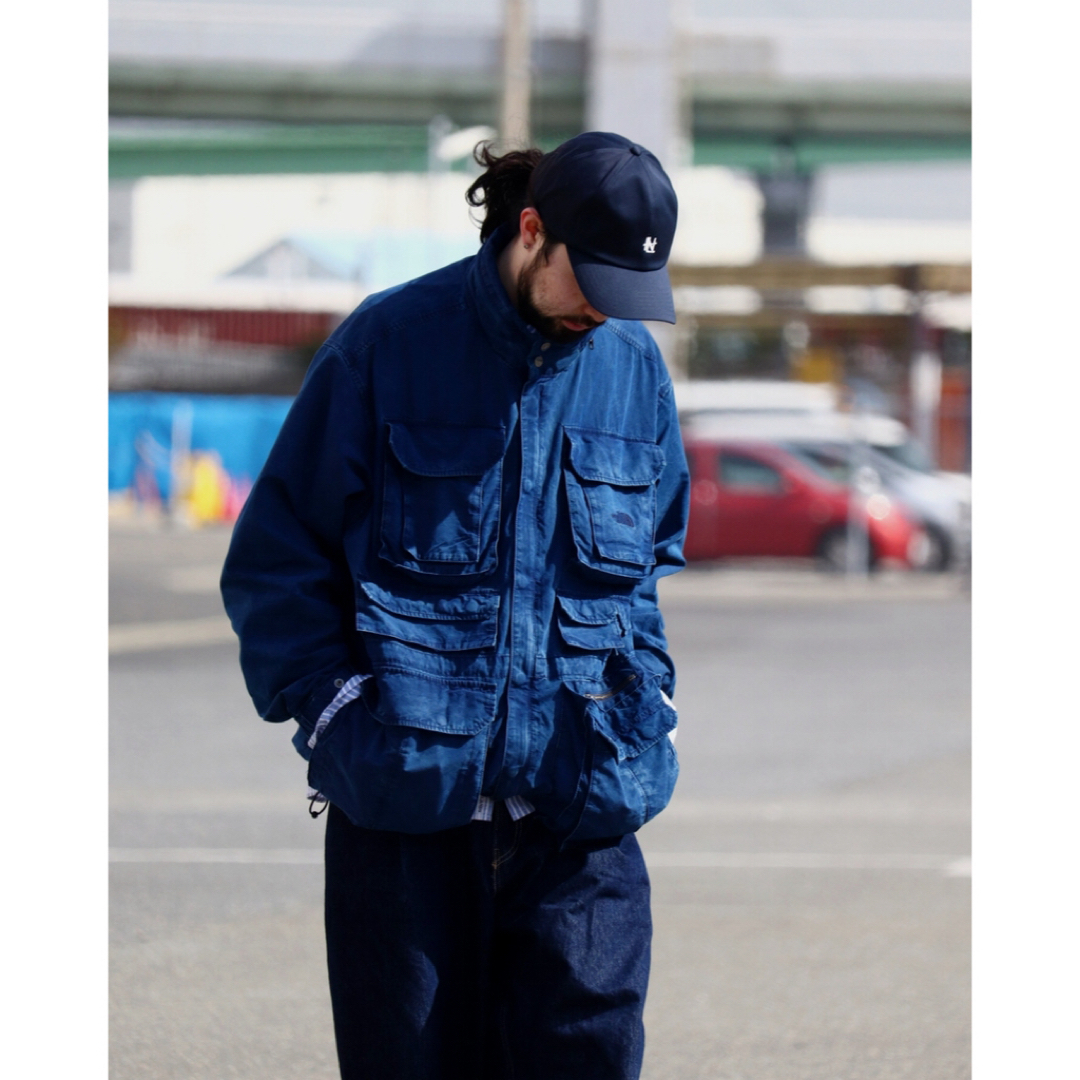 nanamica(ナナミカ)の23ss ノースフェイスパープルレーベル Indigo Field Jacket メンズのジャケット/アウター(ミリタリージャケット)の商品写真