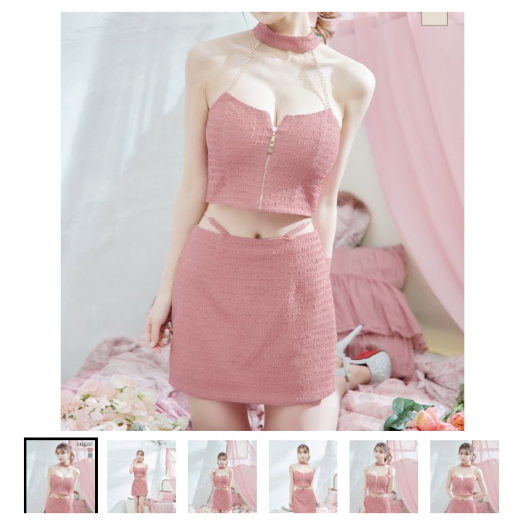 黒　キャミソール　スカート　ローブドフルール レディースのフォーマル/ドレス(ナイトドレス)の商品写真