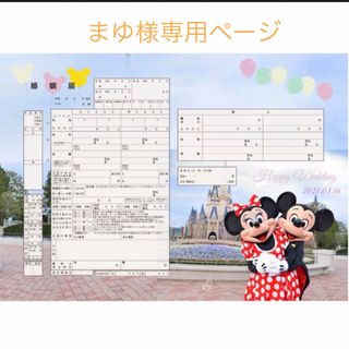 婚姻届🧡✨ディズニー✨ミッキー＆ミニー🏰(その他)