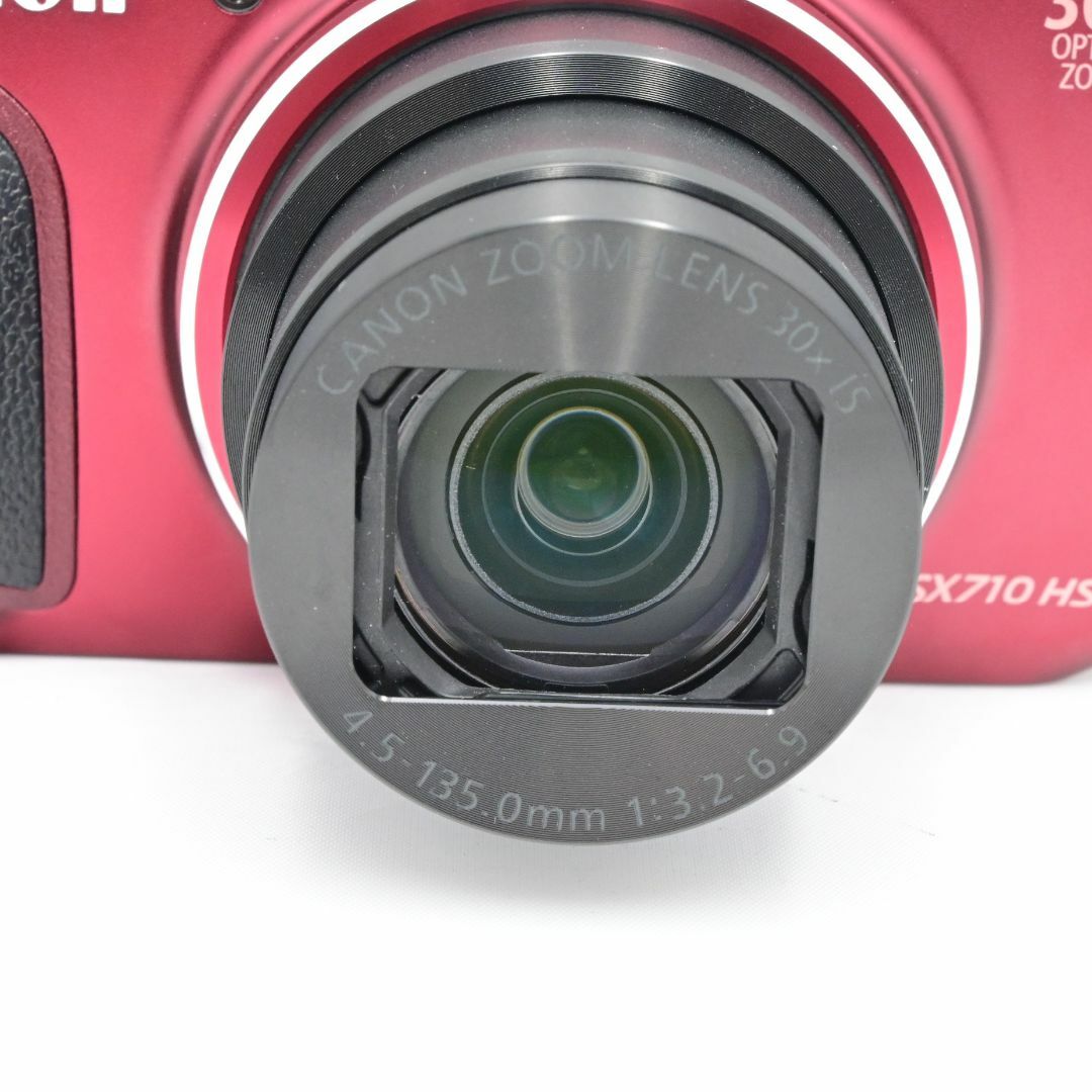 Canon デジタルカメラ PowerShot SX710 HS レッド  スマホ/家電/カメラのカメラ(コンパクトデジタルカメラ)の商品写真