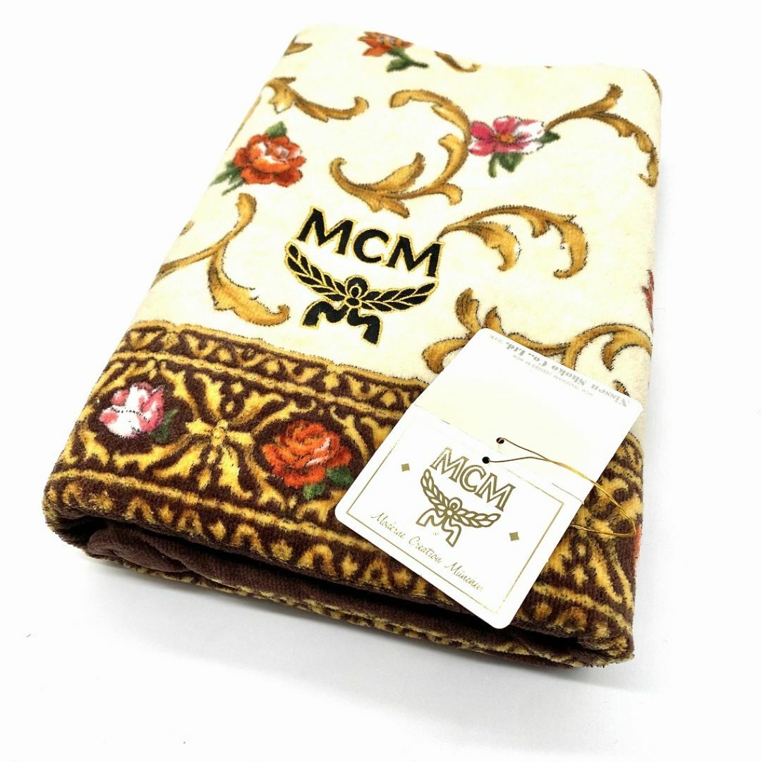 MCM(エムシーエム)のMCM Ferbe フェルべ花柄　ウォッシュタオル2枚セット　ロゴ刺繍入　日本製 メンズのファッション小物(ストール)の商品写真