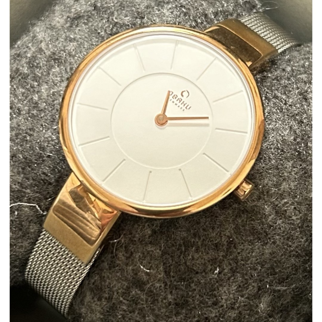 OBAKU(オバック)の新品 OBAKU オバック デンマーク レディース腕時計 メッシュベルト 稼働品 レディースのファッション小物(腕時計)の商品写真