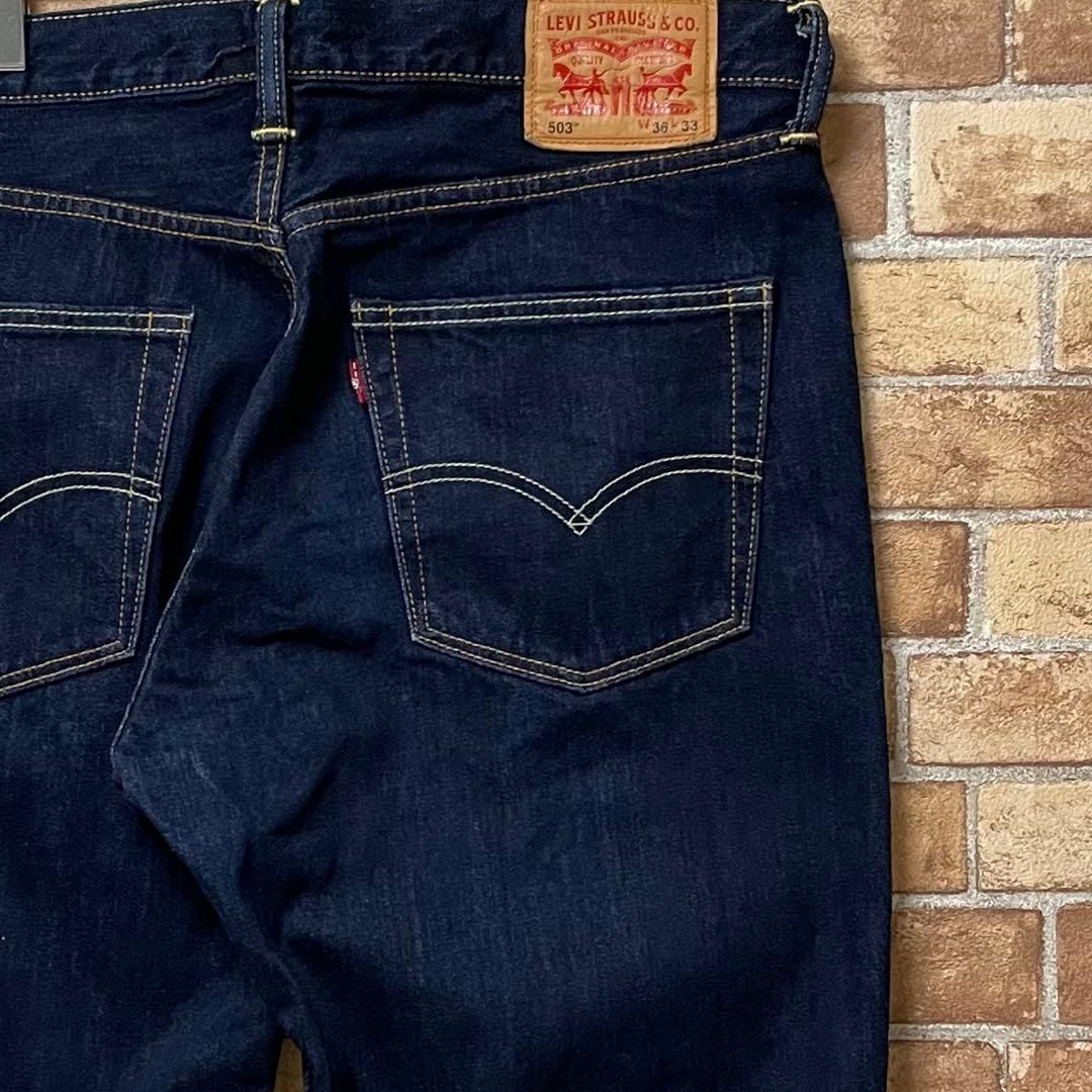 Levi's(リーバイス)のリーバイス　503　デニム　ジーンズ　ジーパン　ジッパーフライ　36/33. メンズのパンツ(デニム/ジーンズ)の商品写真