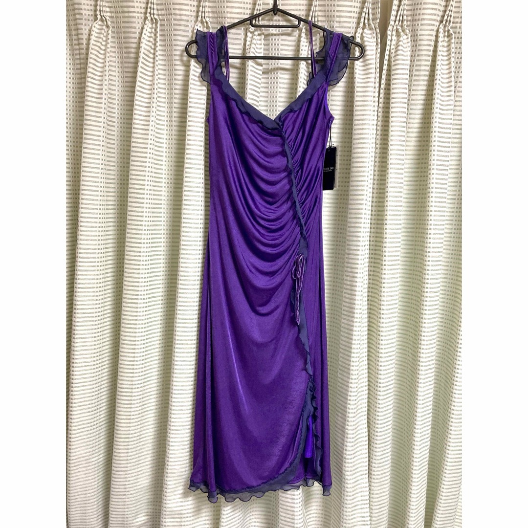 ATELIER SAB(アトリエサブ)の未使用 アトリエサブ 紫 タイトドレス レディースのワンピース(ひざ丈ワンピース)の商品写真