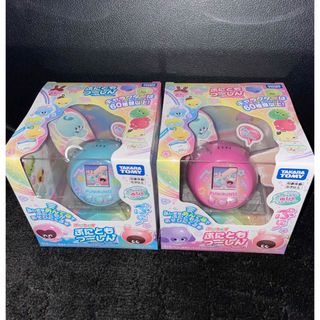 タカラトミー(Takara Tomy)のぷにるんず　ぷにともつーしん　ピンク&ブルー(キャラクターグッズ)