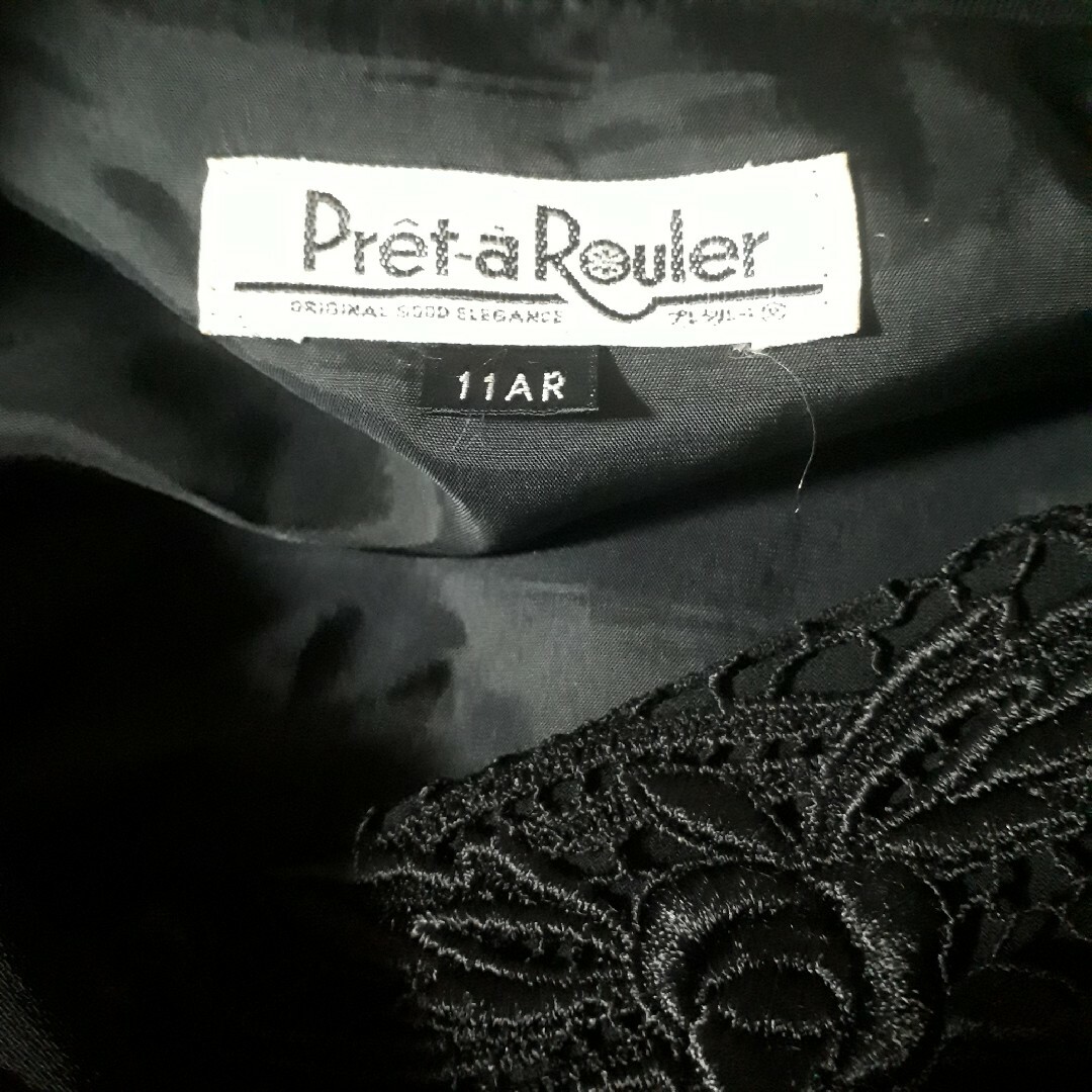 【11AR・L相当】PretaRouler ワンピ―ス  半袖ワンピ―ス 黒 レディースのワンピース(ロングワンピース/マキシワンピース)の商品写真