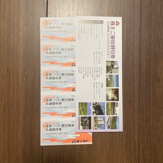 富士急行　株主優待券(遊園地/テーマパーク)