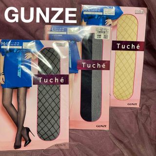 グンゼ(GUNZE)のグンゼ GUNZE ストッキング 網タイツ ラメストッキング(タイツ/ストッキング)