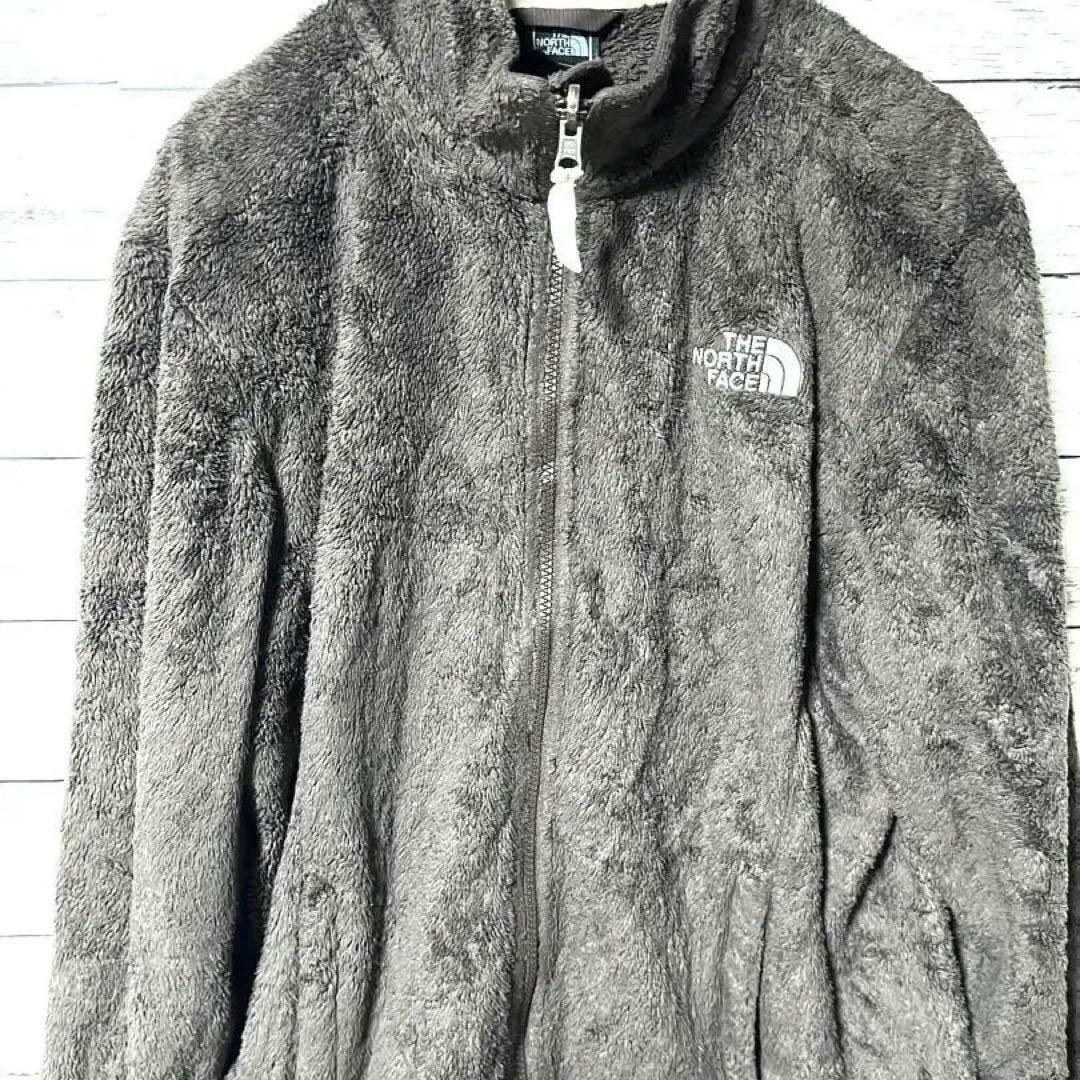 色彩◯ノースフェイス　茶色　フリースジャケット　レディース　Lサイズ　A57 レディースのジャケット/アウター(ナイロンジャケット)の商品写真