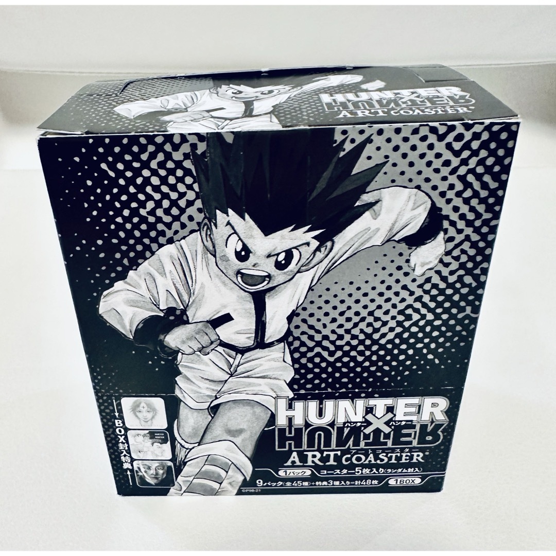 HUNTER×HUNTER ハンターハンター アートコースター 未開封 特典付き エンタメ/ホビーのおもちゃ/ぬいぐるみ(キャラクターグッズ)の商品写真