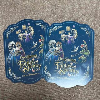 ディズニー(Disney)のファンタジースプリングス　ステッカー(キャラクターグッズ)