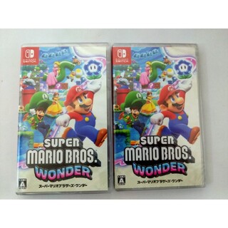 NintendoSwitch『スーパーマリオブラザーズ・ワンダー』２本(家庭用ゲームソフト)
