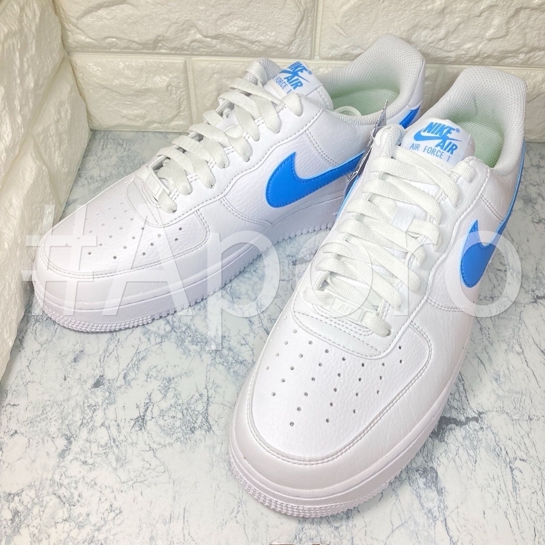 NIKE(ナイキ)のNIKE ナイキ AIR FORCE 1 エアフォース1 ホワイト 水色27.5 メンズの靴/シューズ(スニーカー)の商品写真