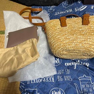 アズールバイマウジー(AZUL by moussy)のマウジー！カゴショルダーバック.ポーチ付き！新品(ショルダーバッグ)