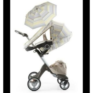 ストッケ(Stokke)のプレミアｽﾄｯｹストローラーフル装備付き(ベビーカー/バギー)