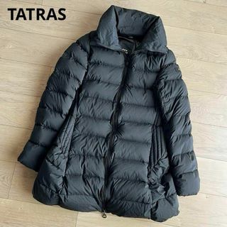 タトラス(TATRAS)のタトラス　15AW　サブリナ　ダウンコート　グレー　希少０３サイズ　ロング(ダウンジャケット)