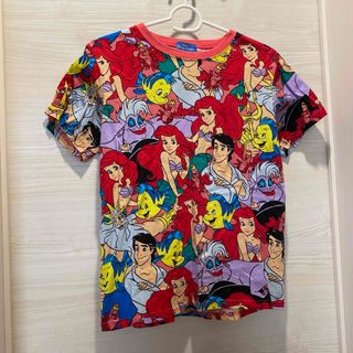 ディズニー(Disney)のディズニーリゾート　アリエル　総柄Tシャツキッズサイズ150(Tシャツ/カットソー)