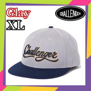 SCRIPT BASEBALL CAP CHALLENGER Glay XL(キャップ)