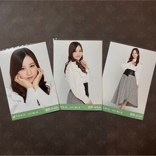 ノギザカフォーティーシックス(乃木坂46)の乃木坂46 星野みなみ 変形ブラウス コンプ 生写真(アイドルグッズ)