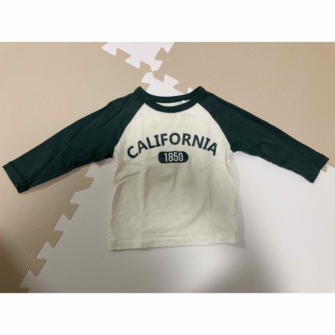 ベビー服 ベビー トップス Tシャツ 90 長袖 キッズ/ベビー/マタニティのキッズ服男の子用(90cm~)(Tシャツ/カットソー)の商品写真