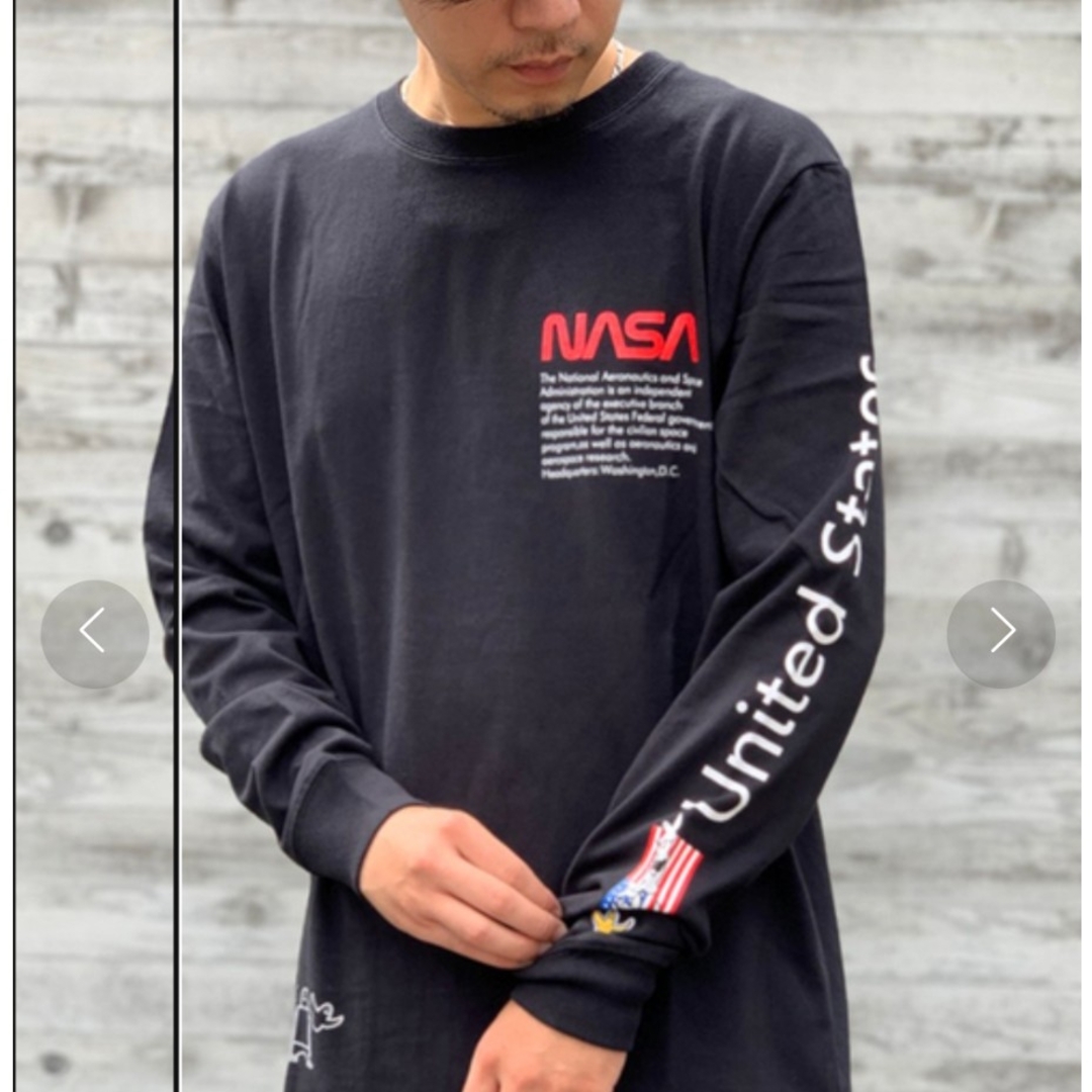 Mark Gonzales × NASA　ロン Tシャツ メンズのトップス(Tシャツ/カットソー(七分/長袖))の商品写真