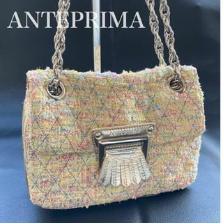 ANTEPRIMA - 【美品】アンテプリマ チェーン バッグ ショルダー ツイード レザー