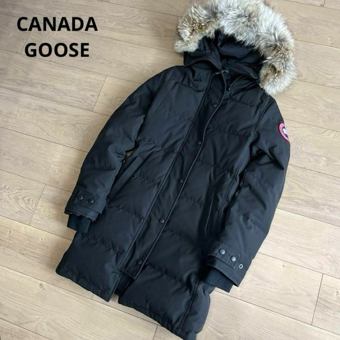 CANADA GOOSE(カナダグース)のカナダグース　MACKENZIE PARKA　マッケンジー　ダウンコート　黒 レディースのジャケット/アウター(ダウンジャケット)の商品写真