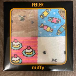 フェイラー(FEILER)のフェイラー　ミッフィーコラボハンカチ　ボリススイーツ　パッケージ付き(ハンカチ)